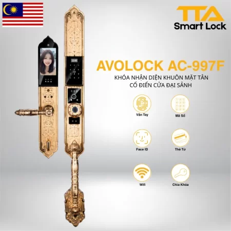 Khóa cửa vân tay tân cổ Avolock AC-997F