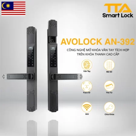 Khóa vân tay cửa nhôm Avolock AN 32