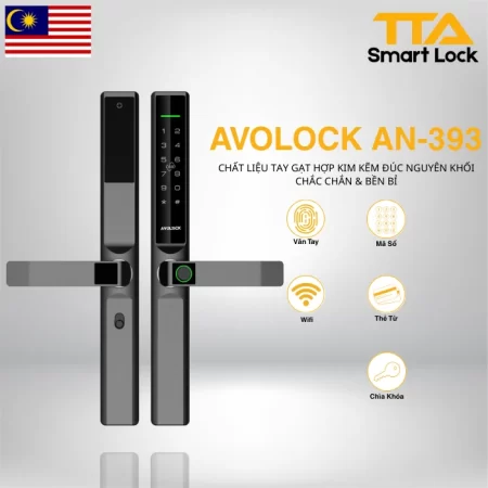Khóa vân tay cửa nhôm Avolock AN 39