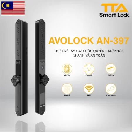 Khóa vân tay cửa nhôm Avolock AN 397