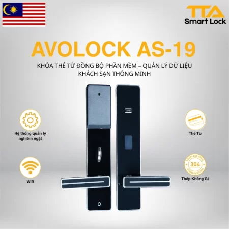 Khóa thẻ từ khách sạn Avolock AS 19