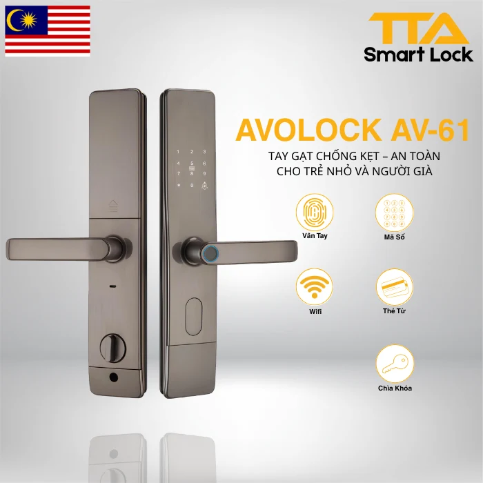 Khóa Cửa Thông Minh Avolock AV-61