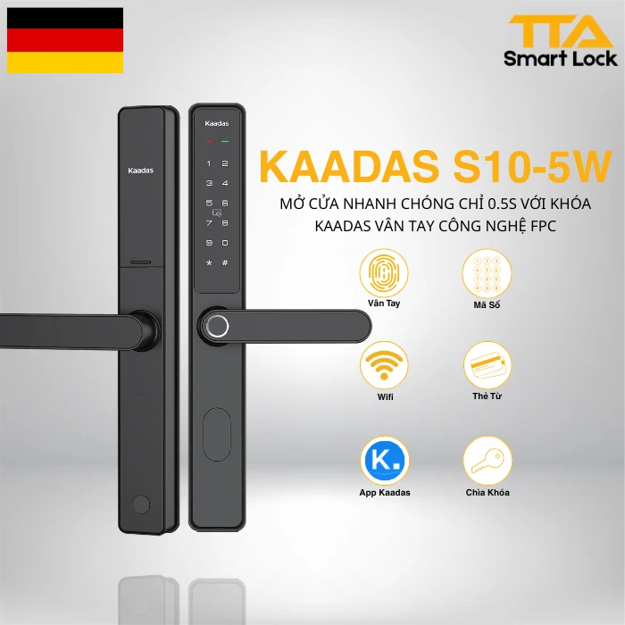 Khóa vân tay Kaadas S10-5W