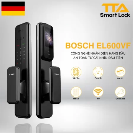 Khóa nhận diện Khuôn mặt cao cấp Bosch EL600VF EU