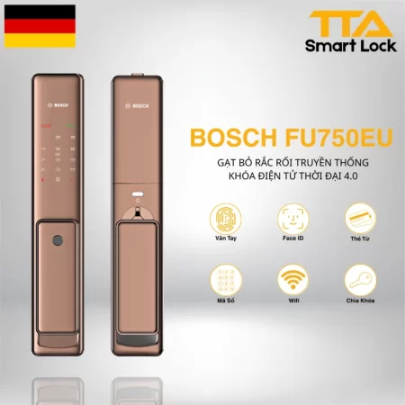 Khóa vân tay cao cấp Bosch FU750 EU