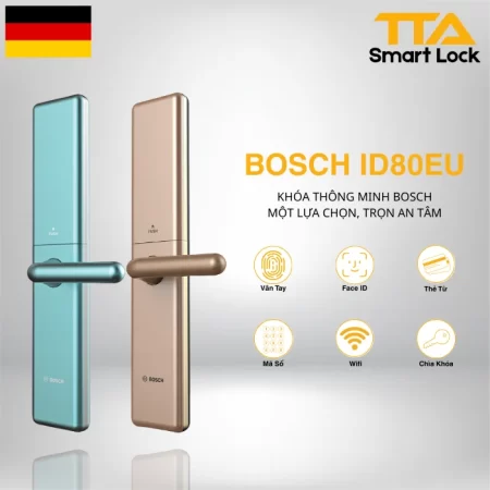 Khóa vân tay cao cấp nắp trượt Bosch ID80 EU
