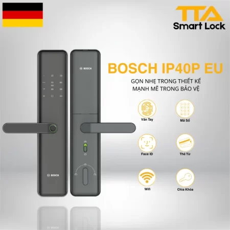 Khóa vân tay cao cấp Bosch ID40P EU