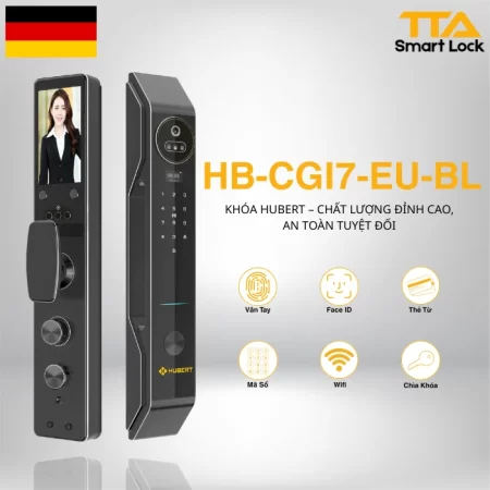 Khóa vân tay cao cấp Hubert HB-CGI7-TITAN-EU