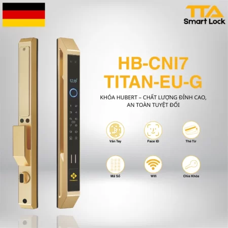 Khóa điện tử cửa nhôm Hubert HB-CNI7-EU