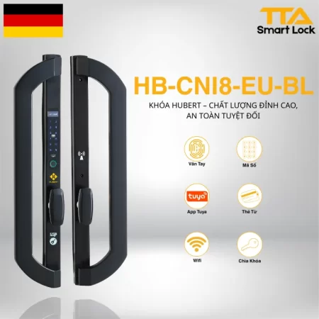 Khóa điện tử cửa nhôm Hubert HB-CNI8-EU