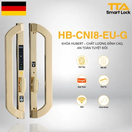Khóa điện tử cửa nhôm Hubert HB-CNI8-EU