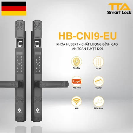 Khóa điện tử cửa nhôm Hubert HB-CNI9-EU