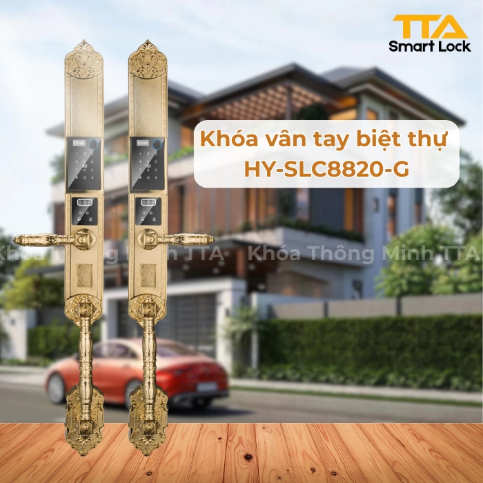 Bí quyết chọn khóa cửa vân tay biệt thự sang trọng