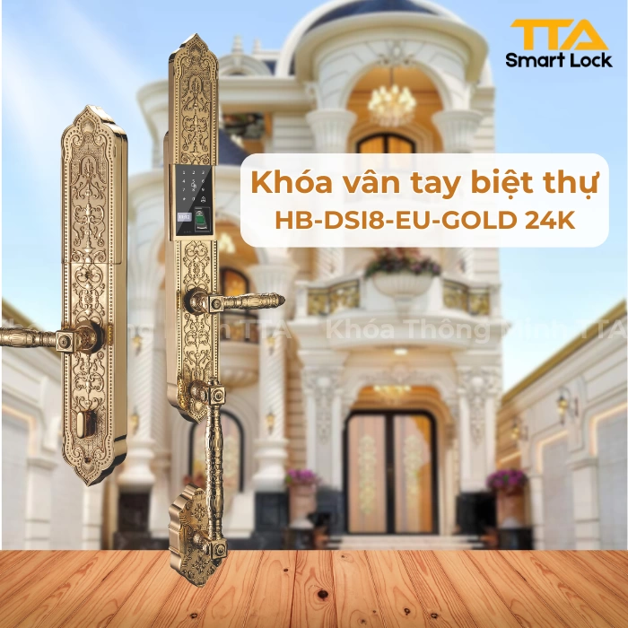 Bí quyết chọn khóa cửa vân tay biệt thự sang trọng