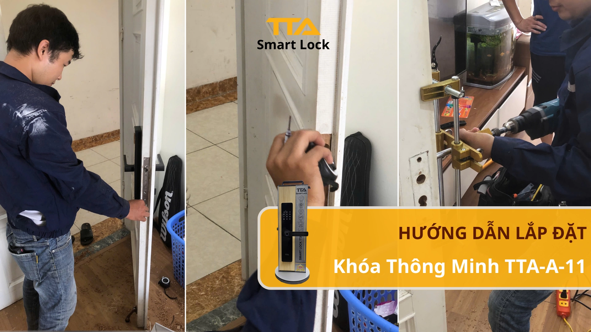 HƯỚNG DẪN LĂ·P ĐẶT KHÓA THÔNG MINH TTA-A-11