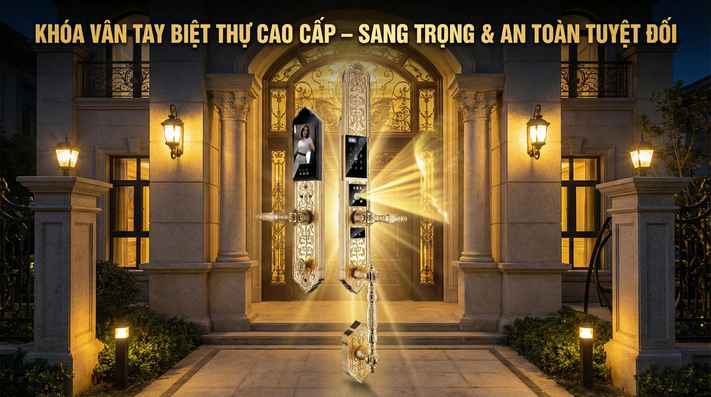 Khóa Vân Tay Biệt Thự Cao Cấp – Bí Quyết Chọn Khóa Vân Tay Biệt Thự