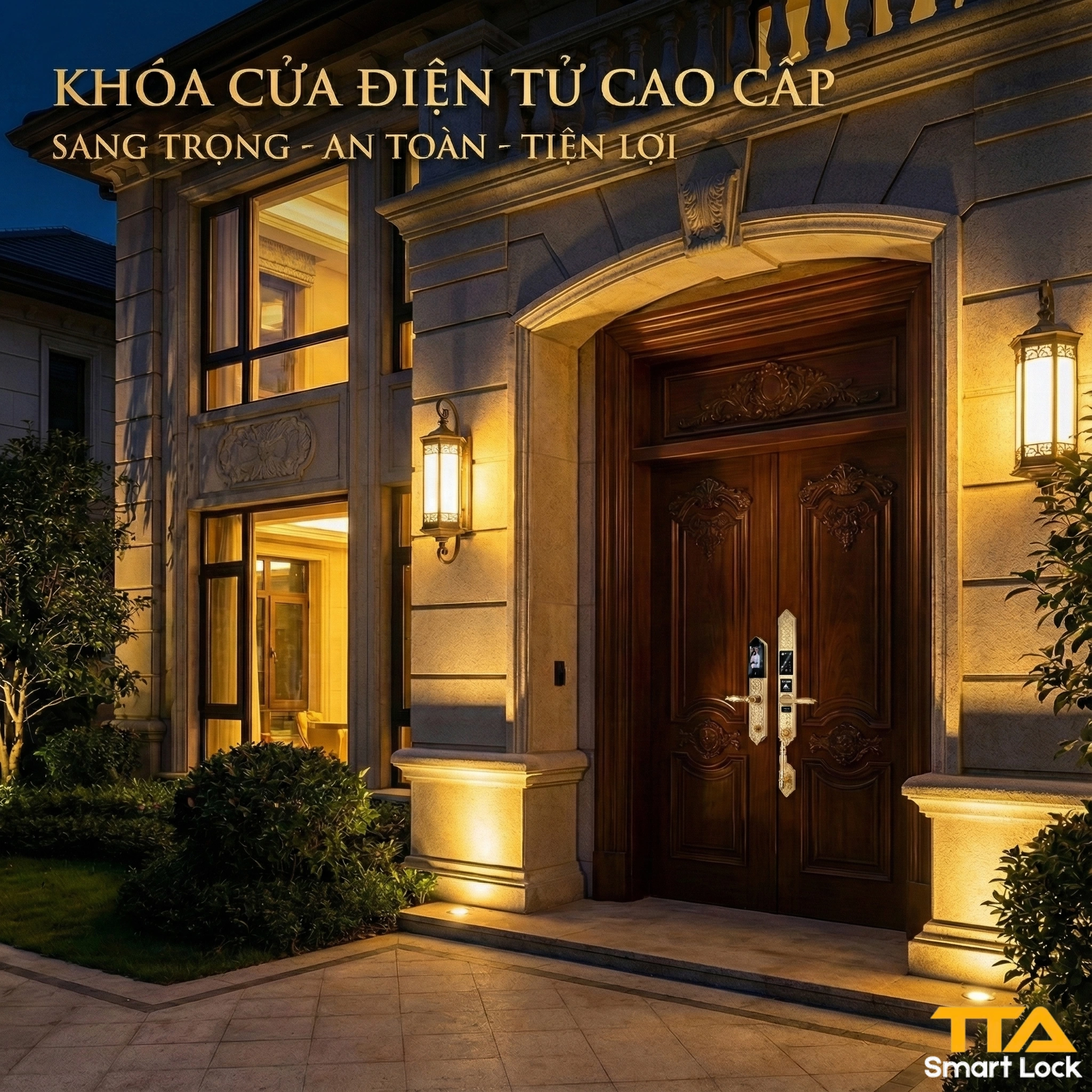 Khóa Vân Tay Biệt Thự Cao Cấp – Bí Quyết Chọn Khóa Vân Tay Biệt Thự