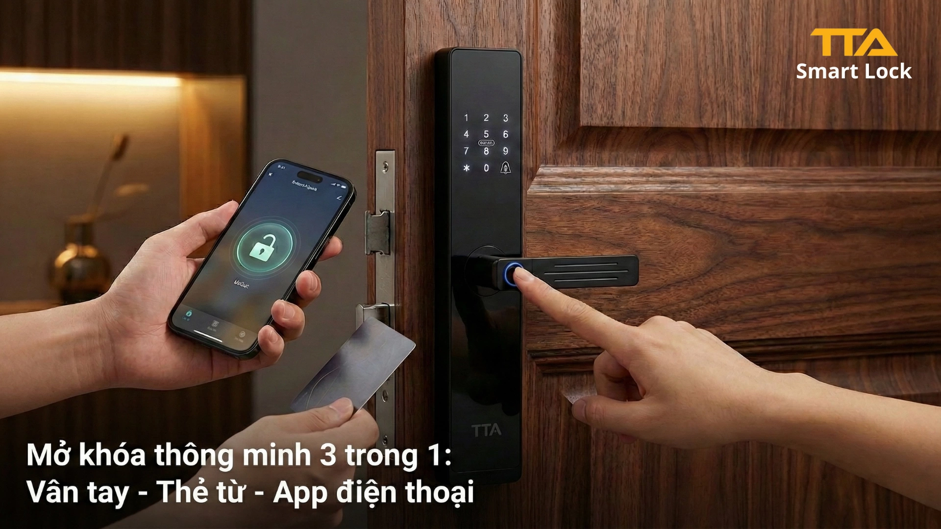 Khóa Vân Tay Cửa Gỗ – Những Lưu Ý Quan Trọng Trước Khi Mua Bạn Không Nên Bỏ Qua