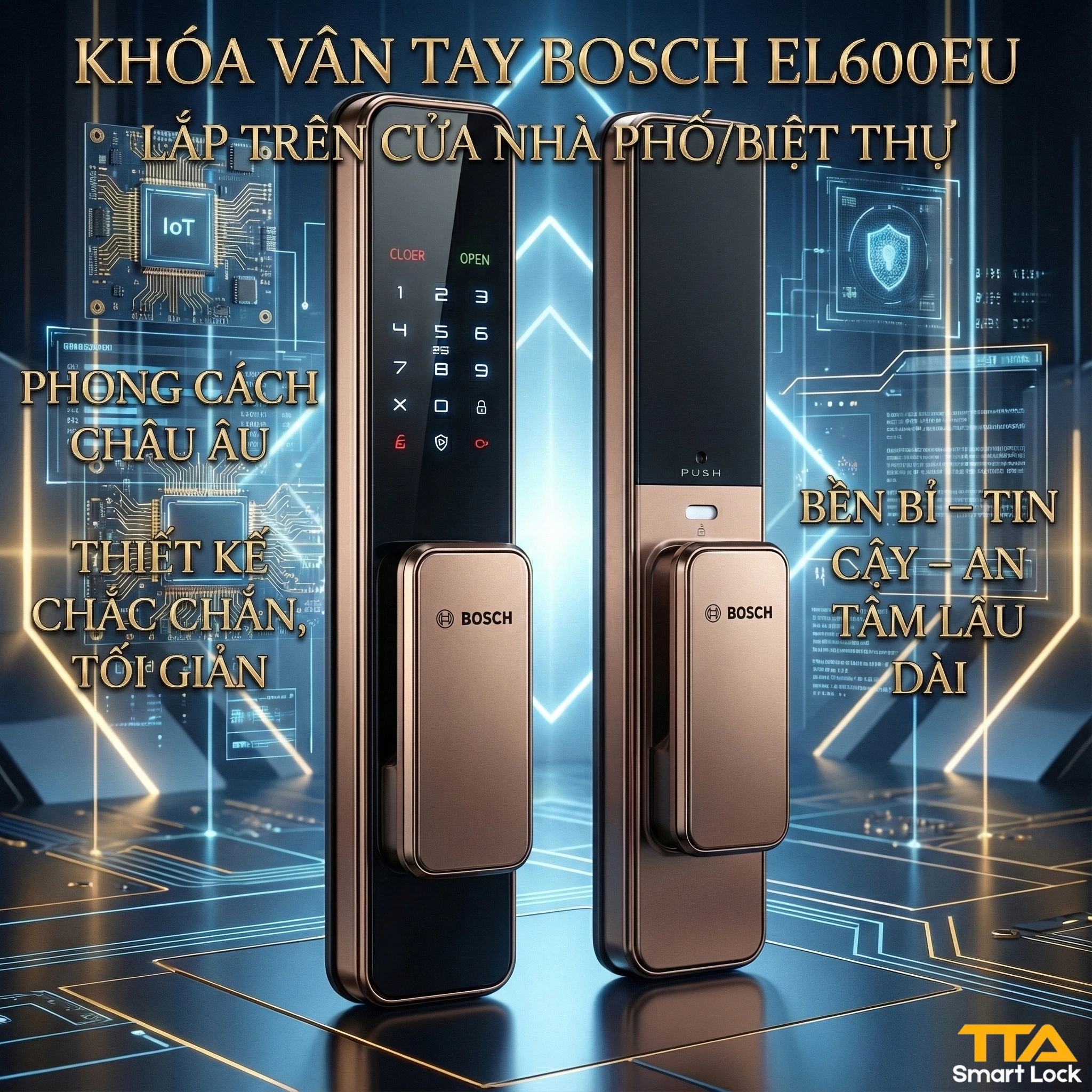 Khóa vân tay hãng nào tốt? Top 5 mẫu khóa vân tay bán chạy nhất tại TTA