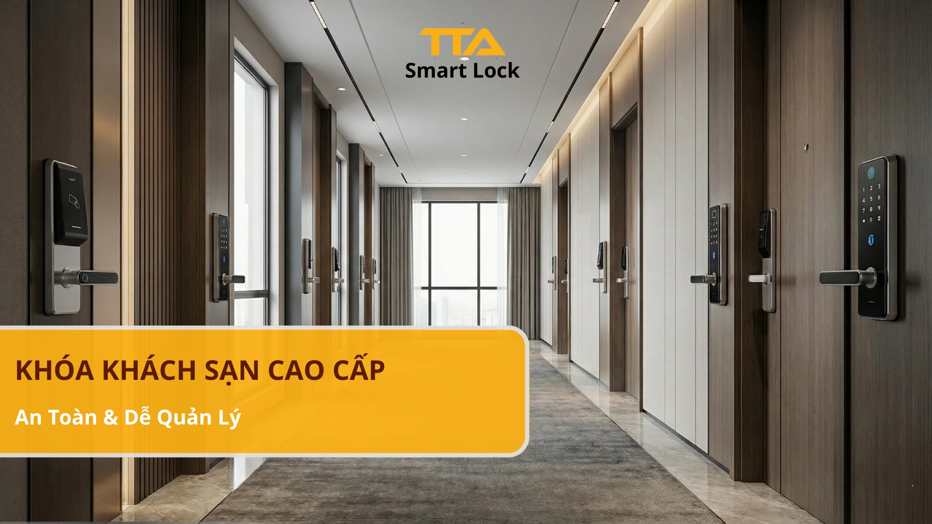 Khóa Khách Sạn Cao Cấp – An Toàn & Dễ Quản Lý