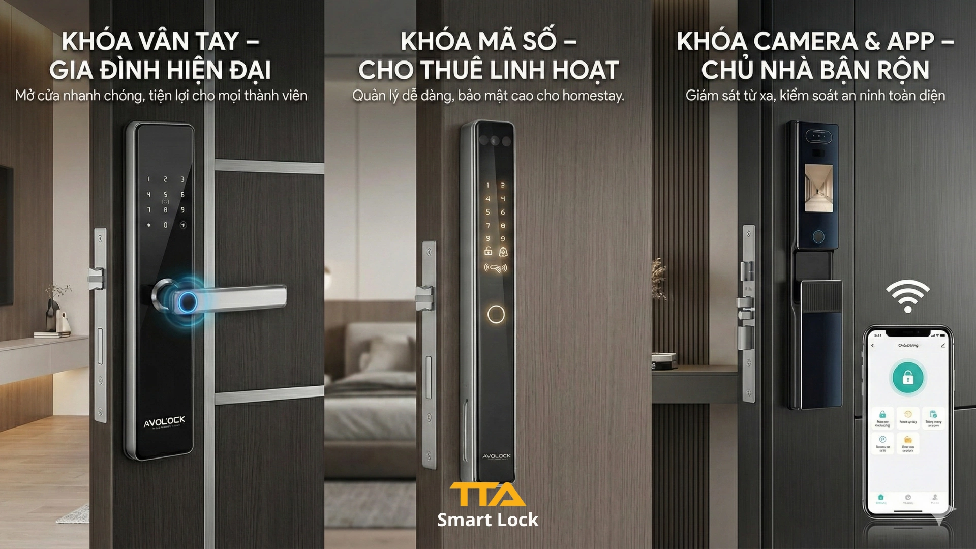 Khóa Thông Minh Avolock – Giải Pháp An Ninh Toàn Diện Cho Nhà Ở & Chung Cư Hiện Đại