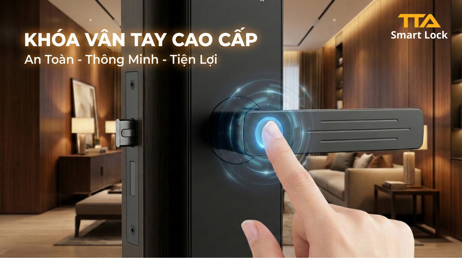 Kinh nghiệm chọn khóa vân tay chung cư an toàn – bền – dễ dùng